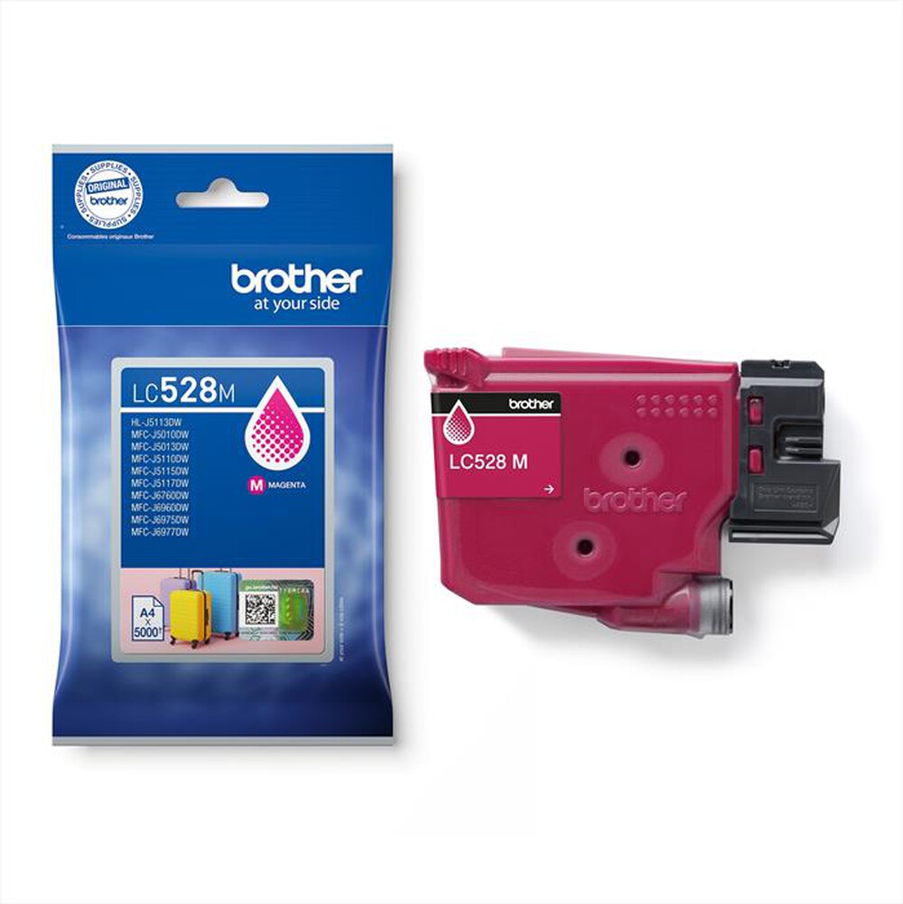 Immagine del prodotto BROTHER - Cartuccia d'inchiostro LC528M-Magenta