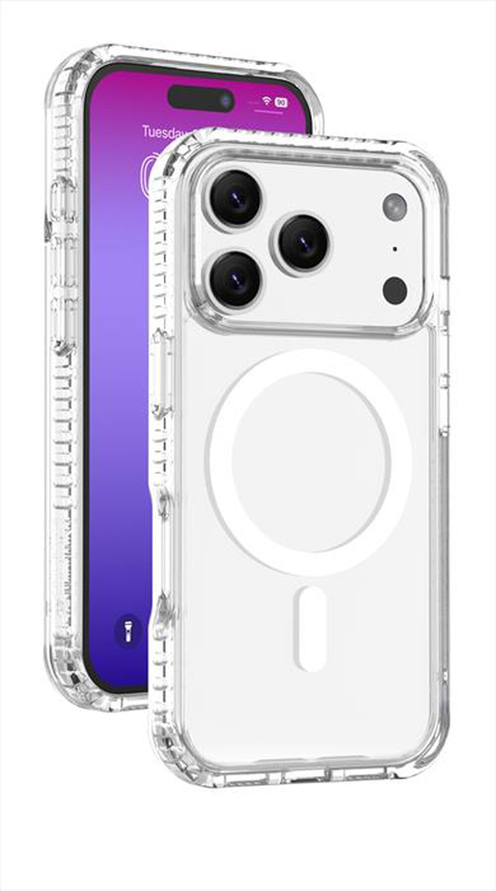 Immagine del prodotto CELLULARLINE - Custodia ULTRA STRONG MAG per IPHONE 17 PRO-Trasparente