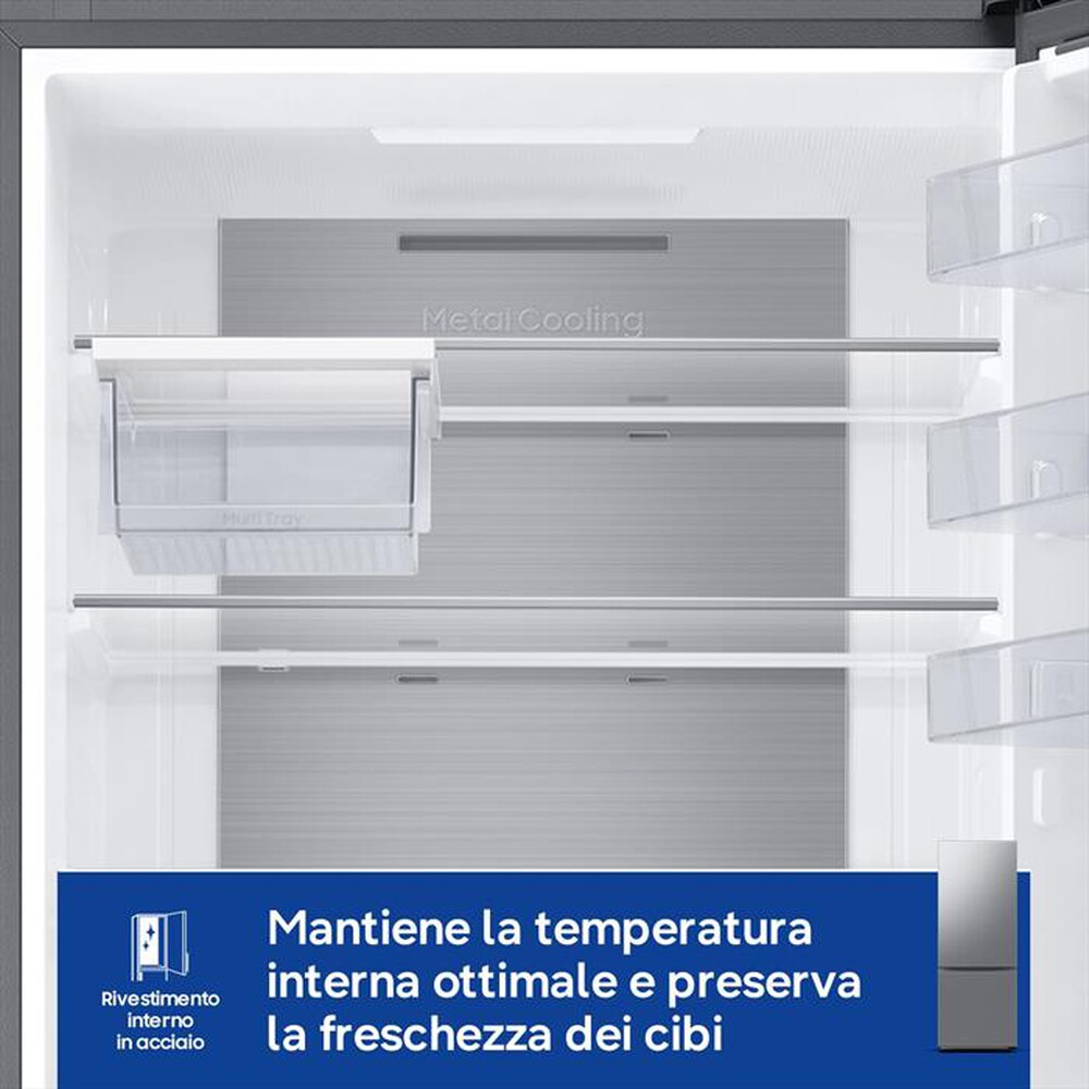 Immagine del prodotto SAMSUNG - Frigorifero combinato RB53DG706CS9EF ClasseC 538lt-Metal Inox