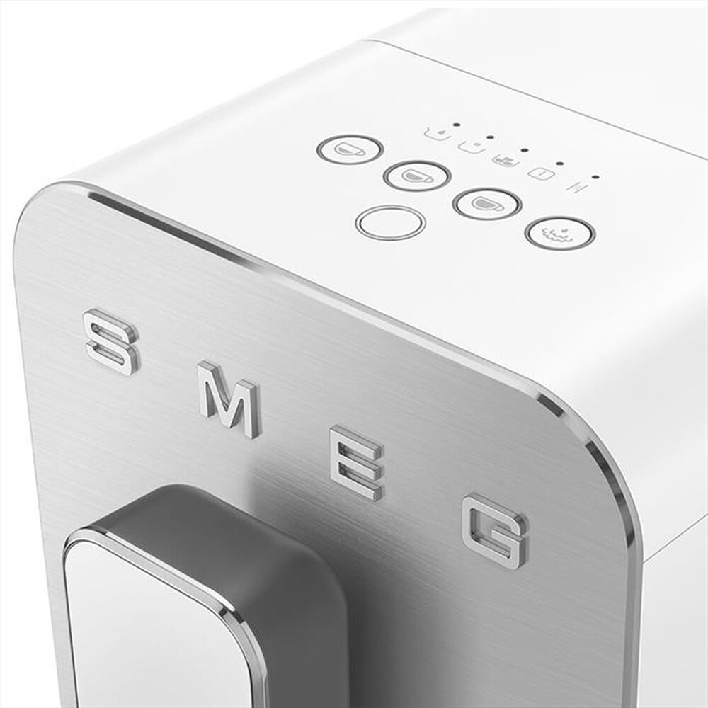 "SMEG - Macchina Caffè Automatica 50's Style – BCC02WHMEU-Bianco opaco"