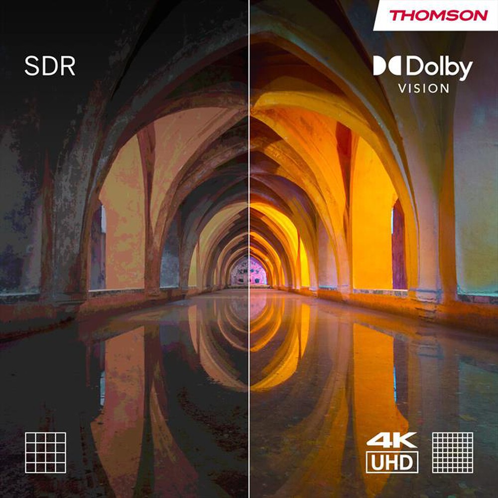 "THOMSON - Smart TV Q-LED UHD 4K 50\" 50QG5C14-Nero"