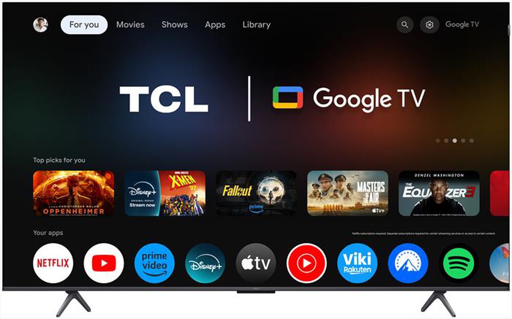 Immagine del prodotto TCL - Smart TV QD-Mini LED 4K 65" 65P8L-Nero