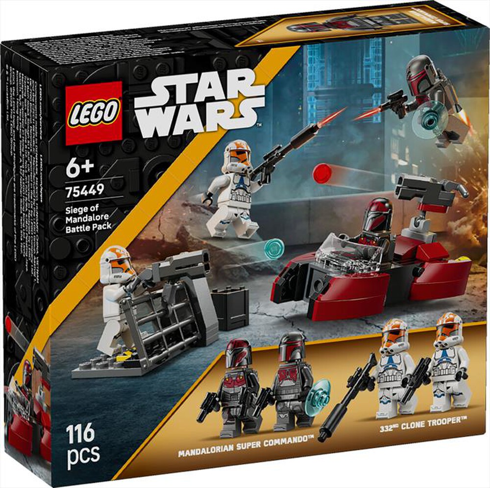 Immagine del prodotto LEGO - STAR WARS Battle Pack Assedio di Mandalore - 75449-Multicolore