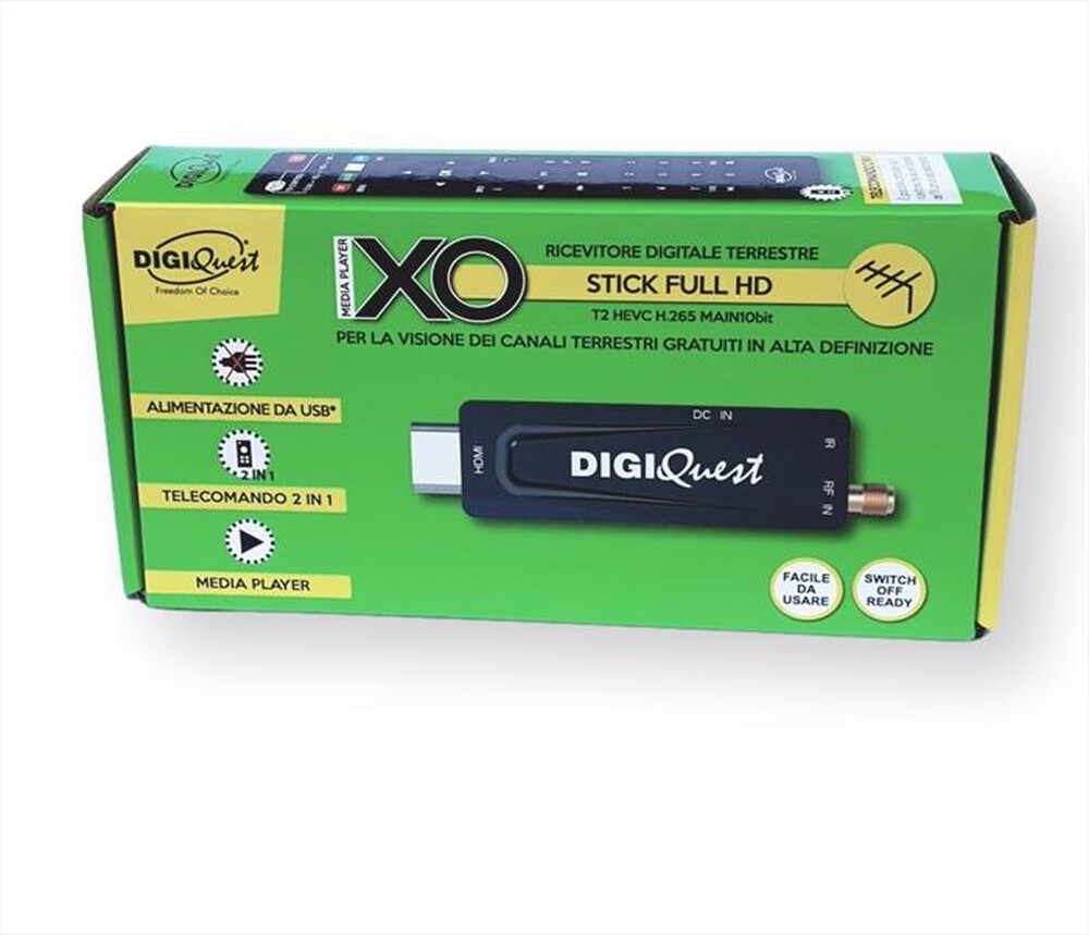 Immagine del prodotto DIGIQUEST - Ricevitore RICD1236-Nero