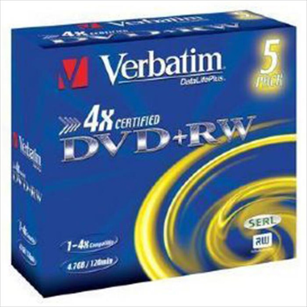 "VERBATIM - DVD+RW 5pz"