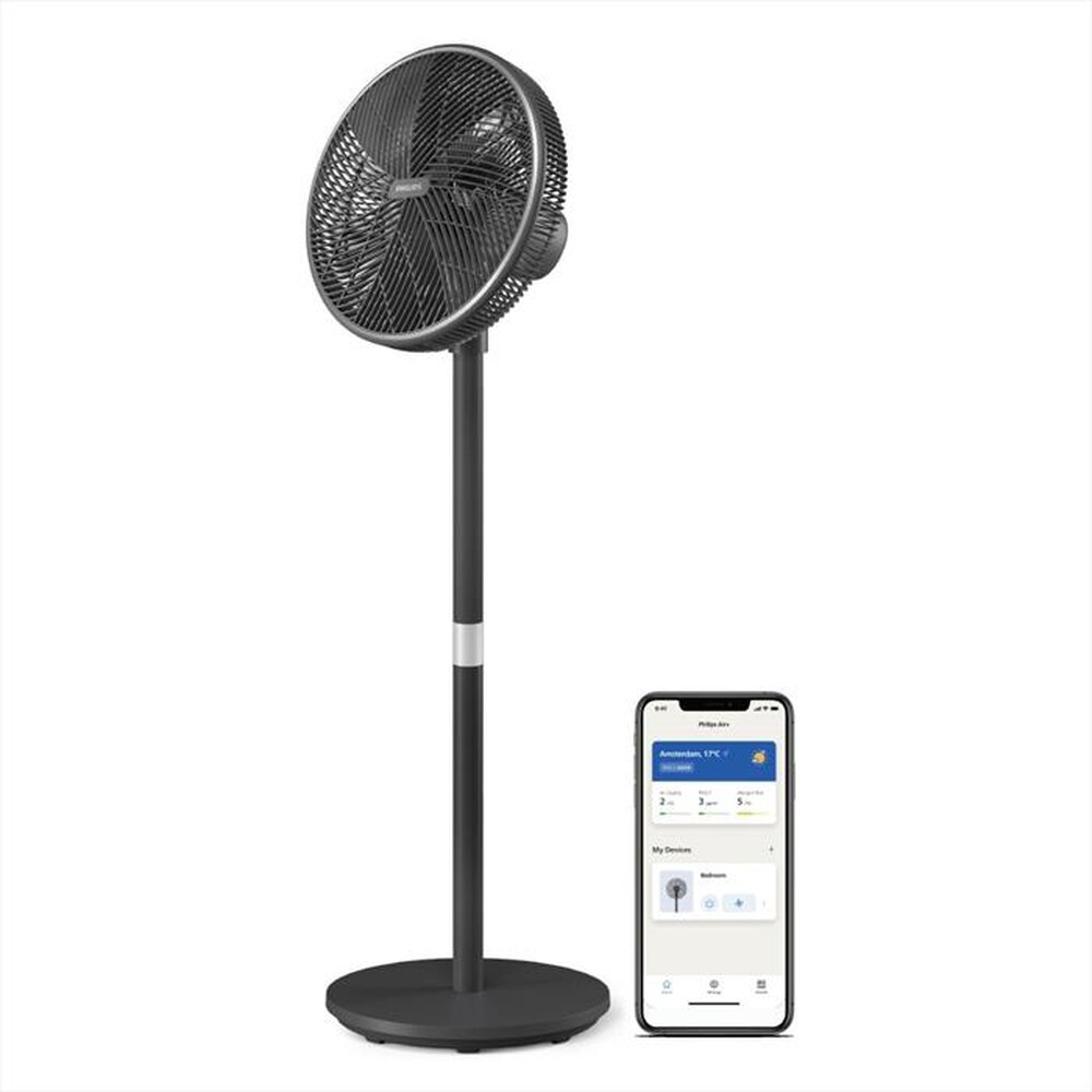 PHILIPS - Ventilatore a piantana SERIES 3000 CX3550/01-Nero