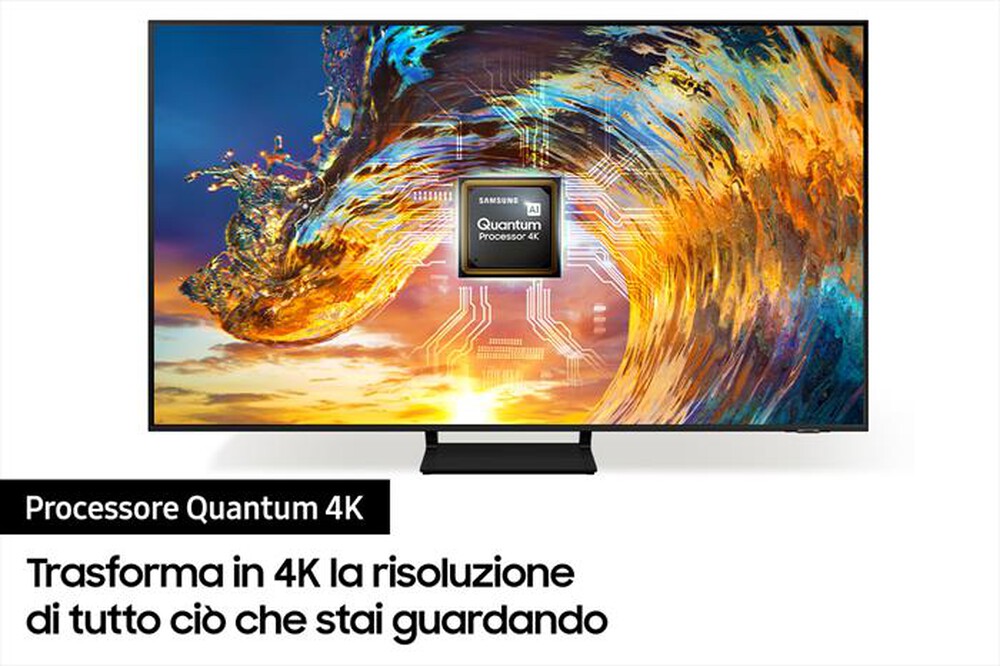 "SAMSUNG - Smart TV QLED 4K 85” QE85Q70A-Titan Gray"