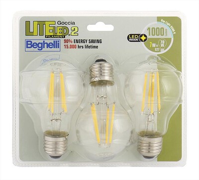 BEGHELLI - LITEFILED2 GO 7W 1000LE27 6.5K - 