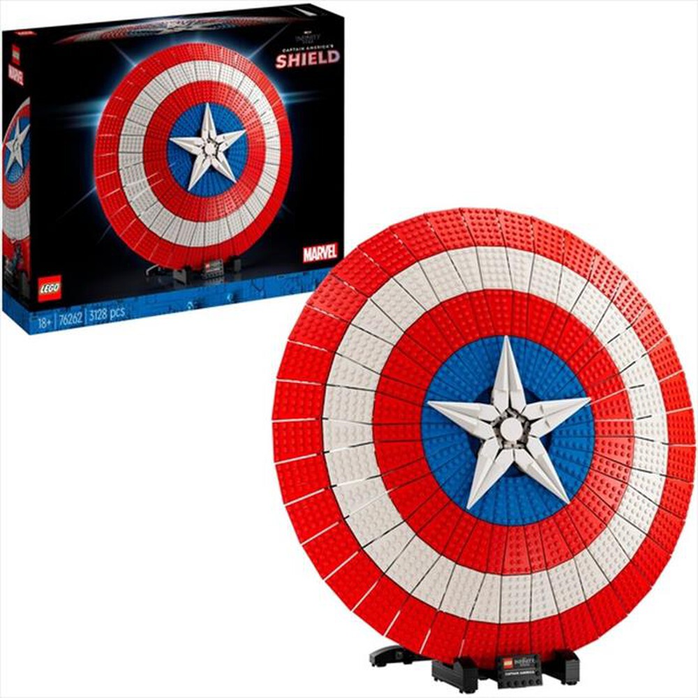 "LEGO - MARVEL Lo scudo di Captain America - 76262-Multicolore"