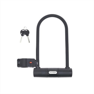 NEWRBAN - Lucchetto extra strong e resistente NEWMLOCKUK-Nero