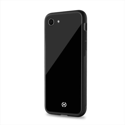 CELLY - COVER PER IPHONE 7/8-Nero/Vetro temperato+TPU
