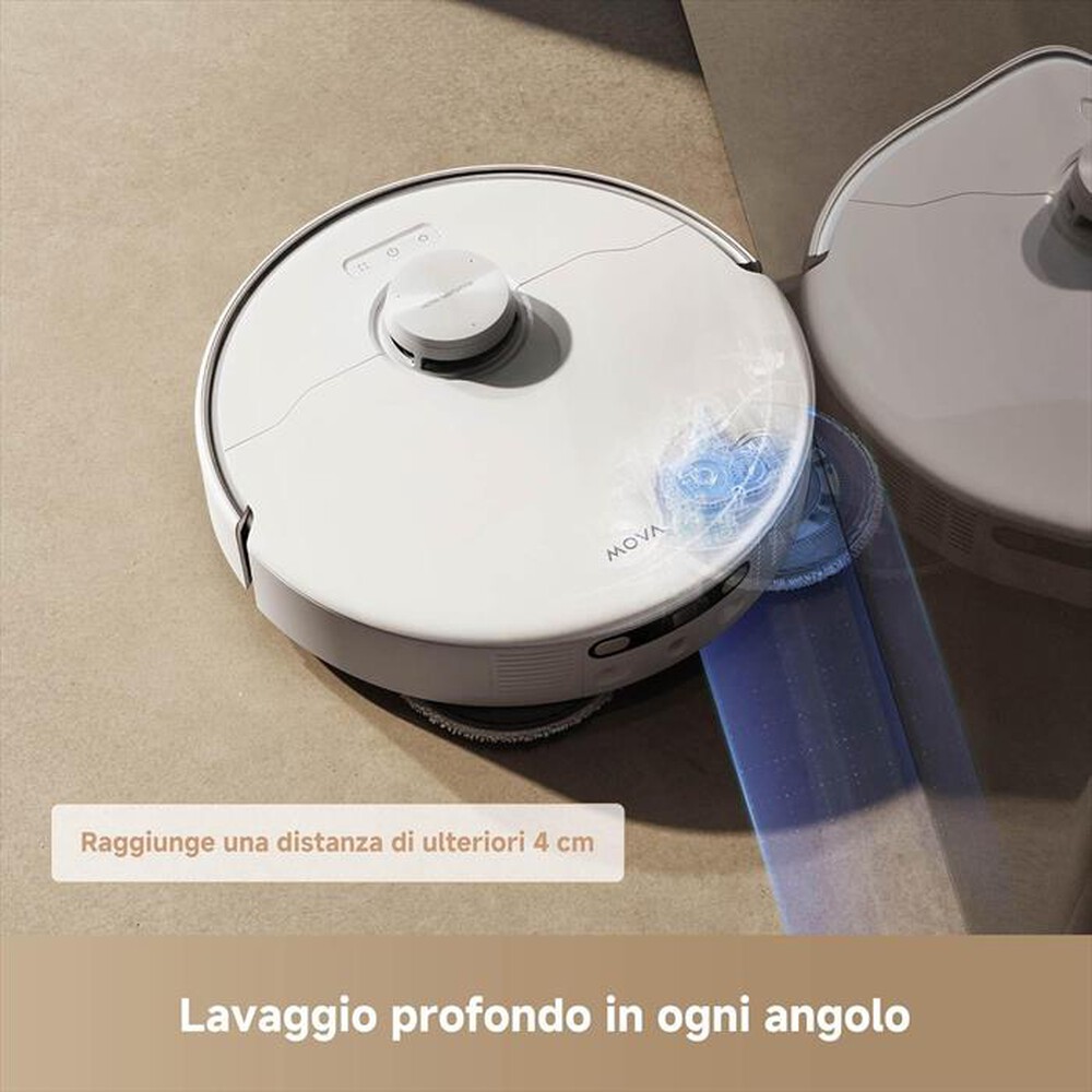 "MOVA - Aspirapolvere robot P50 PRO ULTRA-Bianco"
