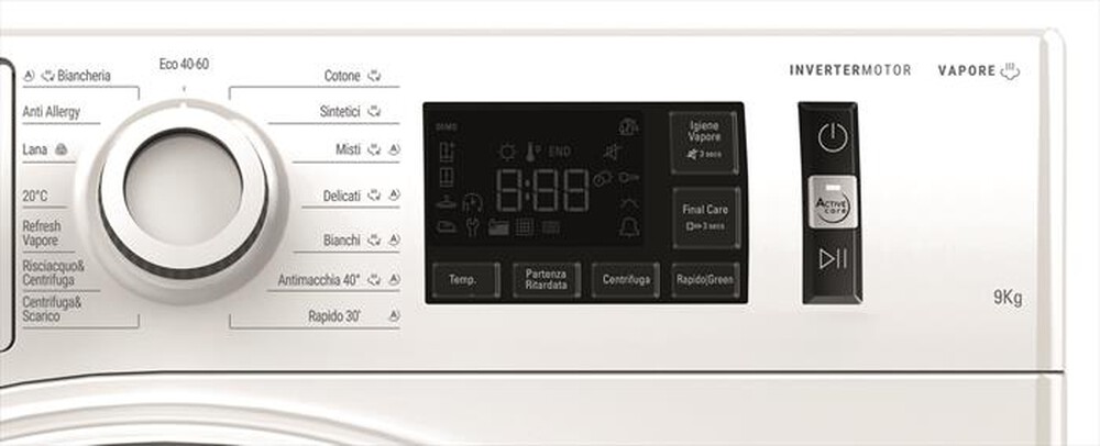 "WHIRLPOOL - Lavatrice NG95W IT N 9 Kg Classe B"