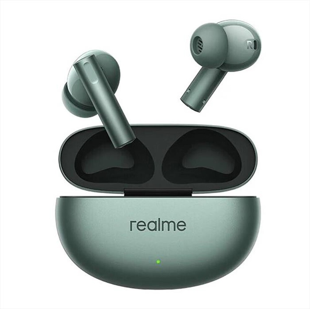 "REALME - GT6 Green + Buds Air 6 and charger 120W-Razor green"