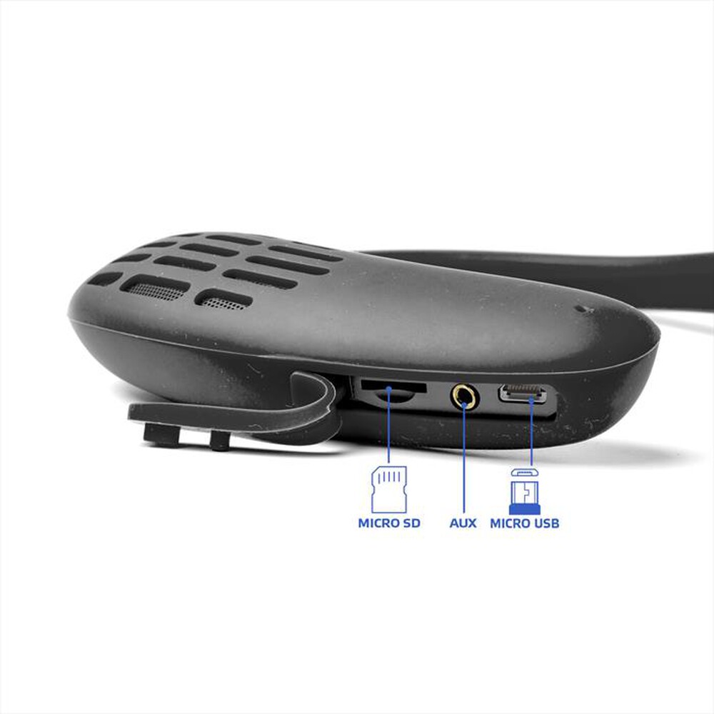 "CELLY - UPNECKBK - BLUETOOTH NECK SPEAKER-Nero/Silicone"