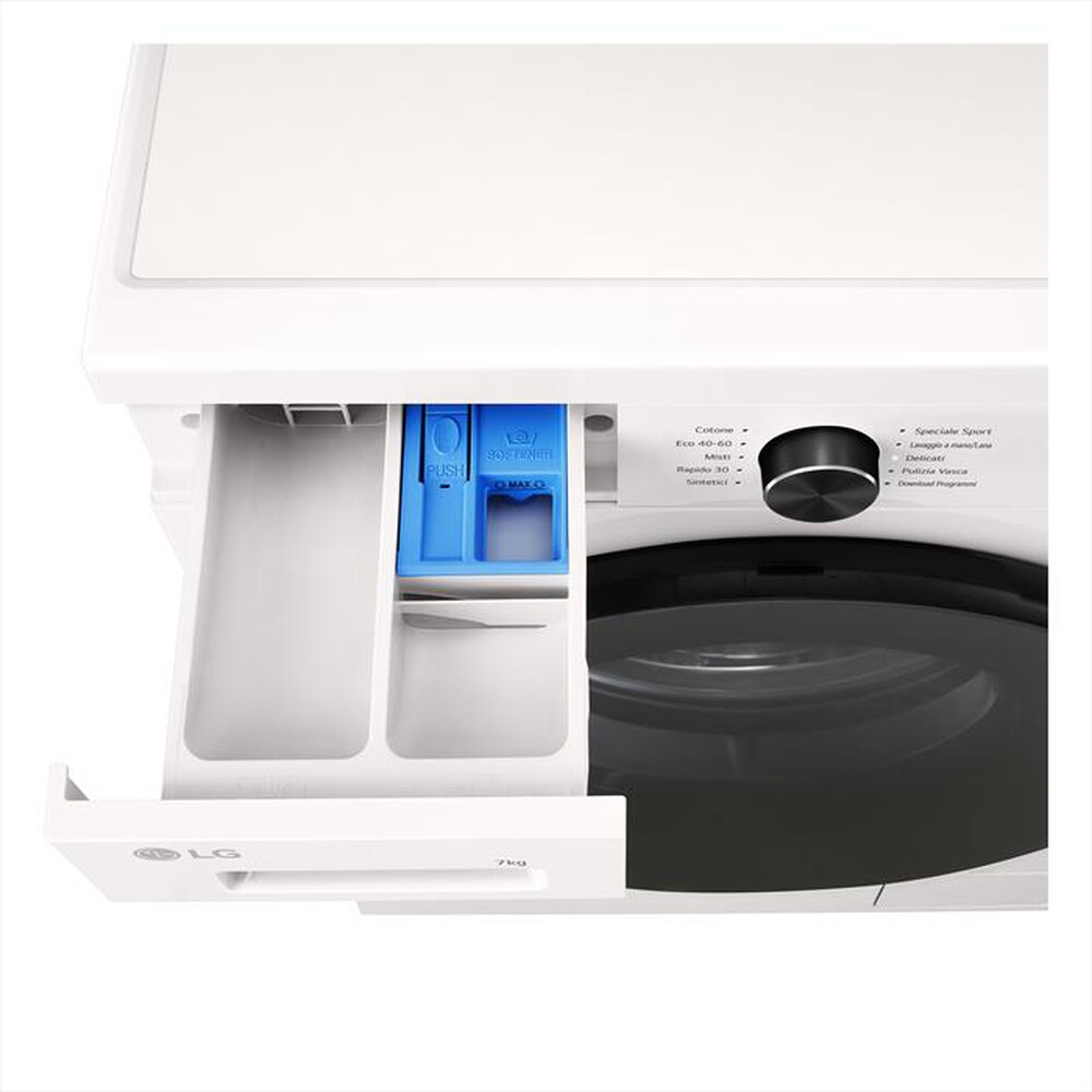 Immagine del prodotto LG - Lavatrice 7Kg F2NX10S7NWB 1200g/m Classe A-Bianco
