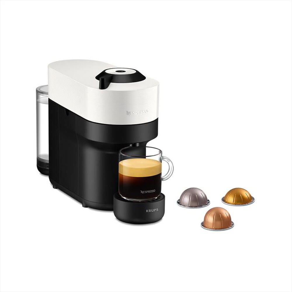 "KRUPS - Macchina da caffè VERTUO POP XN9201K Nespresso-WHITE"