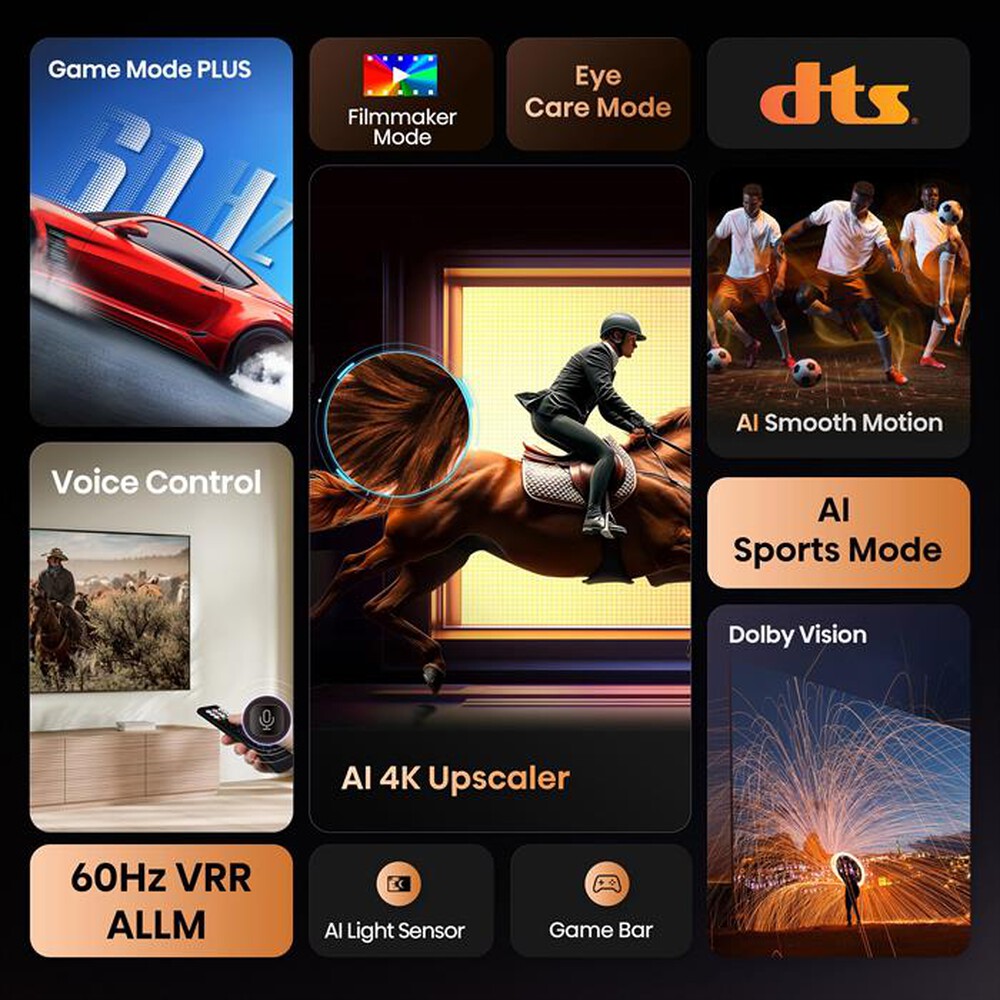 Immagine del prodotto HISENSE - Smart TV 50" 4K Ultra HD 50A69Q-NERO