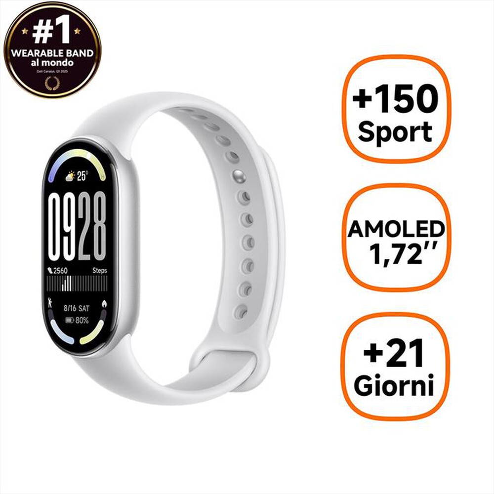 Immagine del prodotto XIAOMI - XIAOMI SMART BAND 10-Silver