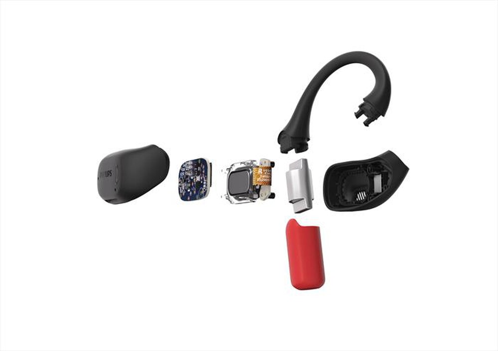 "PHILIPS - Auricolari con archetto TAA6709BK/00-Black"