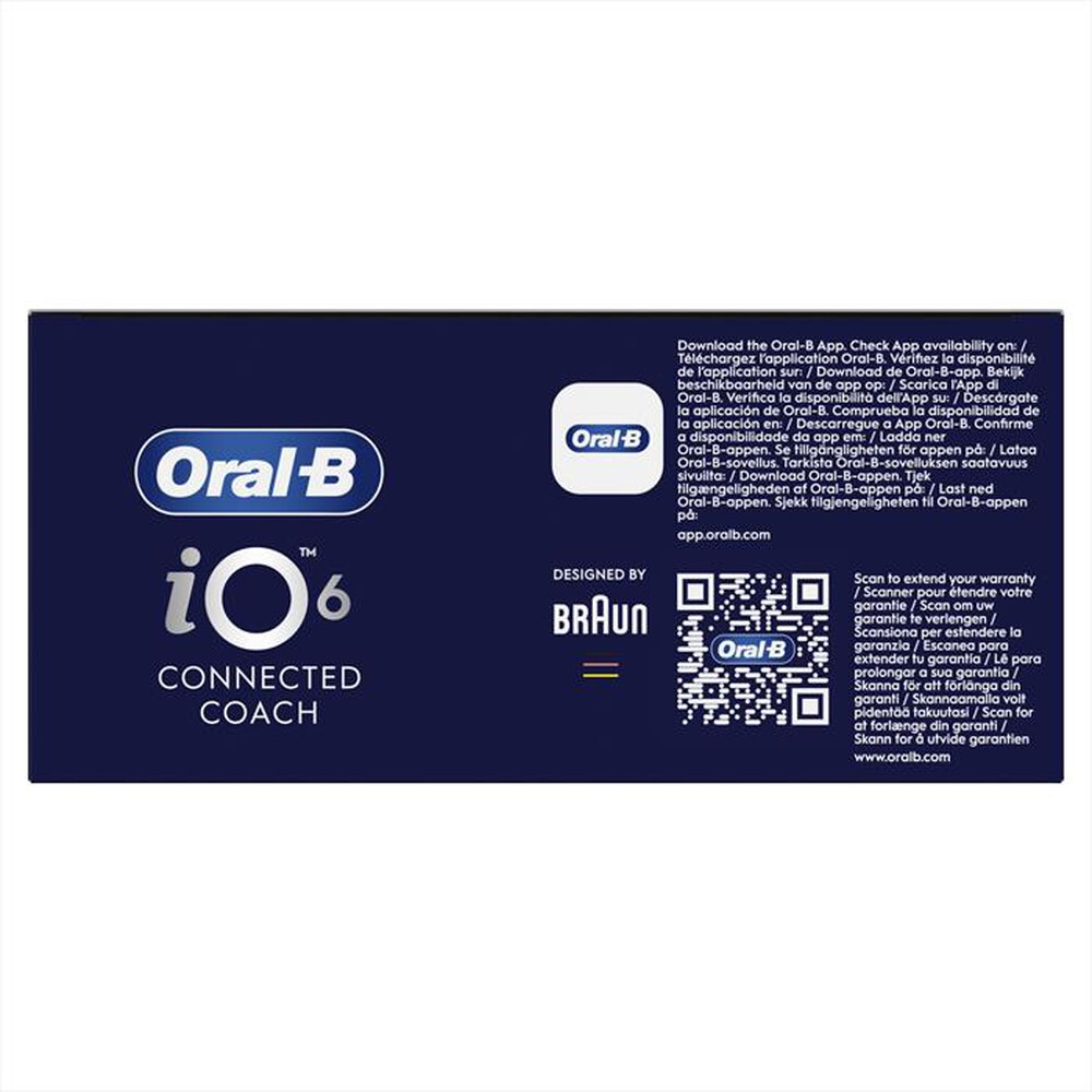 Immagine del prodotto ORAL-B - Spazzolino elettrico IO6 DUO BOX-NERO/ROSA