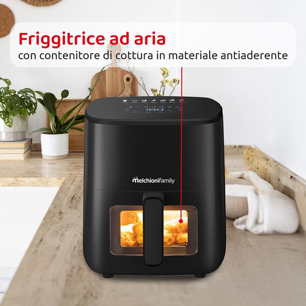 Immagine del prodotto MELCHIONI FAMILY - Friggitrice ad aria MARIANNA NEW-Nero /Plastica