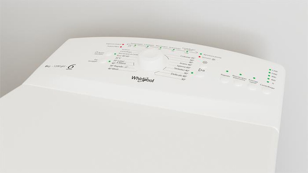 "WHIRLPOOL - Lavatrice TDLR 6230L IT/N 6 Kg Classe D"