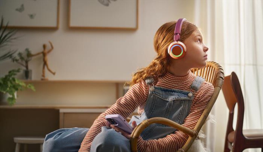 Immagine del prodotto PHILIPS - Cuffie wireless on-ear per bambini TAK4200MP/00-Viola Magenta