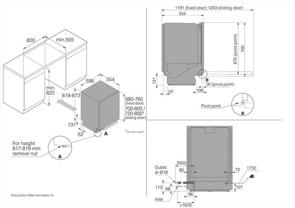 Immagine del prodotto ASKO - Lavastoviglie DFI 545 V Classe A 14 coperti