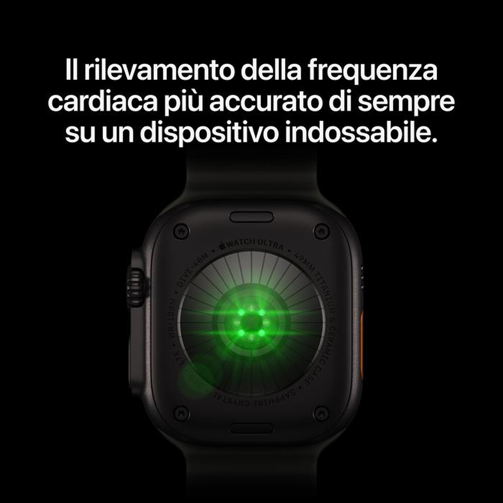 Immagine del prodotto APPLE - Watch Ultra 4 GPS + Cellular 49mm Titanio-Ocean Band Nero traslucido