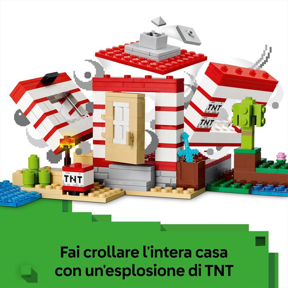 "LEGO - MINECRAFT Casa nella giungla esplosiva - 21275"