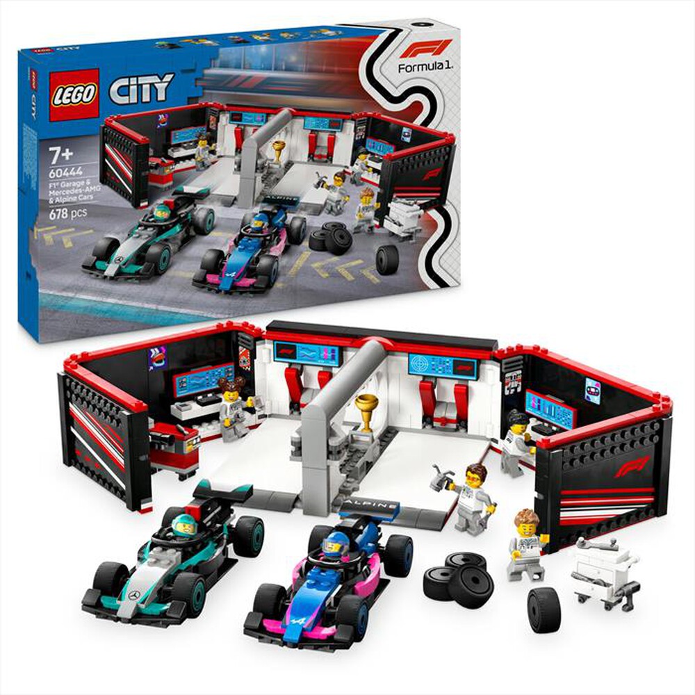 Immagine del prodotto LEGO - CITY F1 Garage con Mercedes-AMG e Alpine F1® 60444