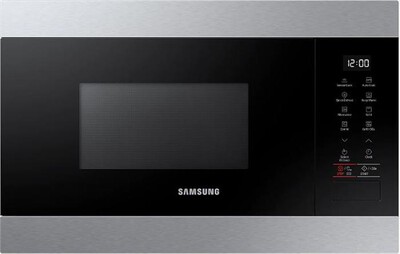 SAMSUNG - Forno microonde da incasso MG22M74T-Nero e acciaio