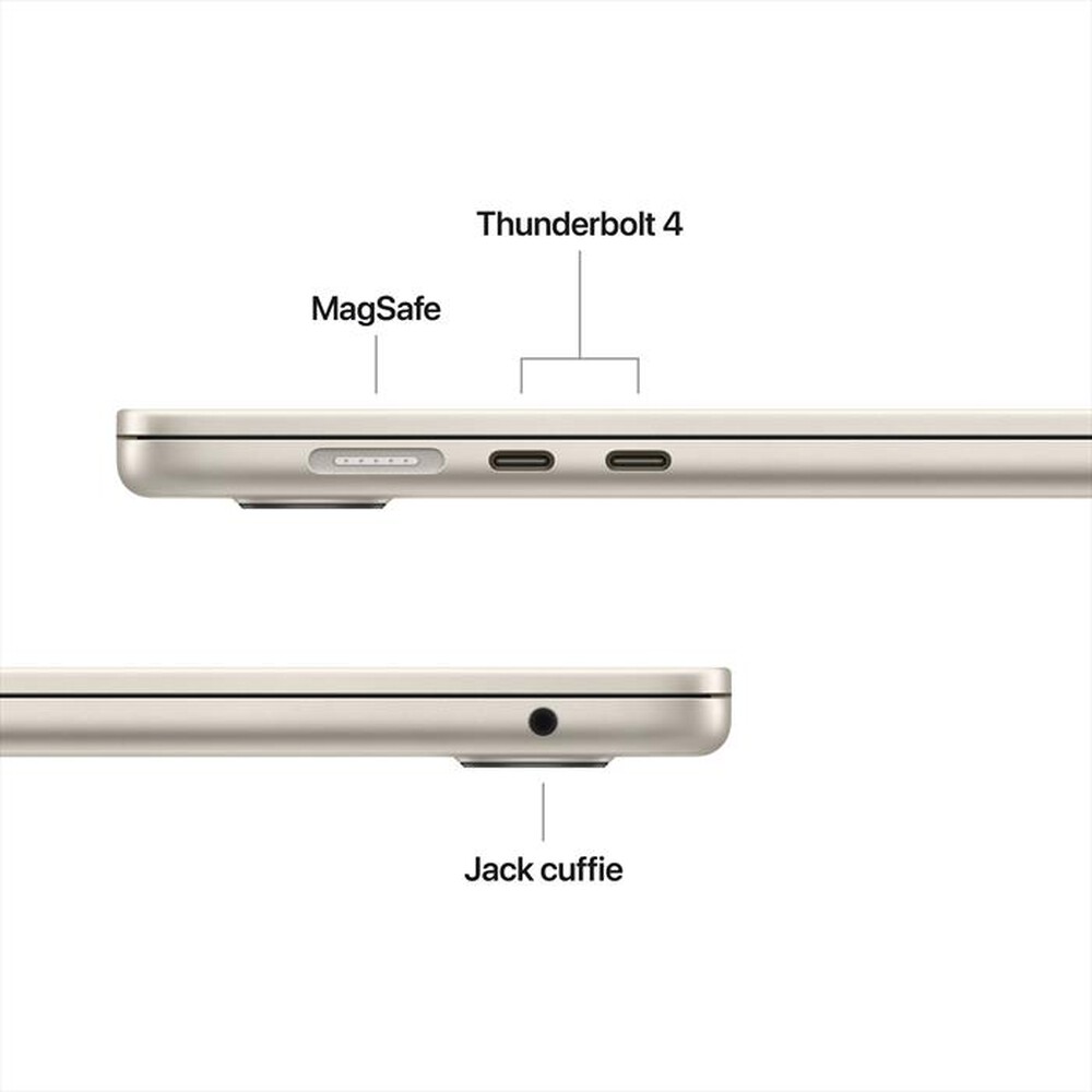 Immagine del prodotto APPLE - MacBook Air 15" M5 Core 10 CPU 10 GPU 16GB 1TB SSD-Galassia