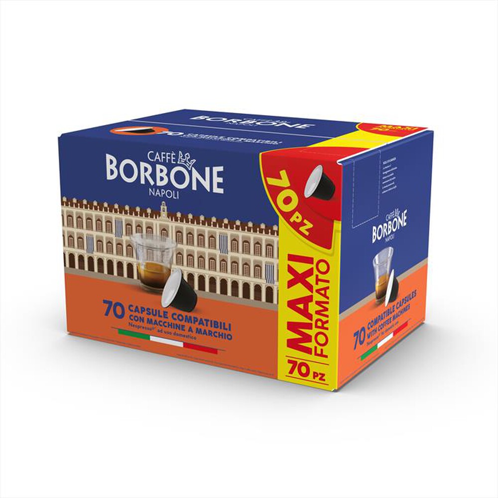 "CAFFE BORBONE - Espresso Miscela Decisa 70pz capsule Nespresso-Multicolore"