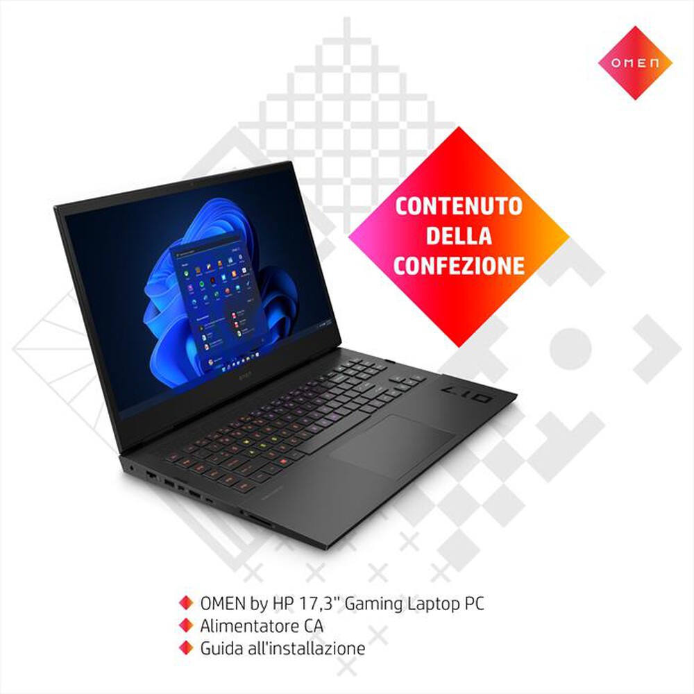 Immagine del prodotto HP - Notebook OMEN 17-CK1020NL-Shadow Black