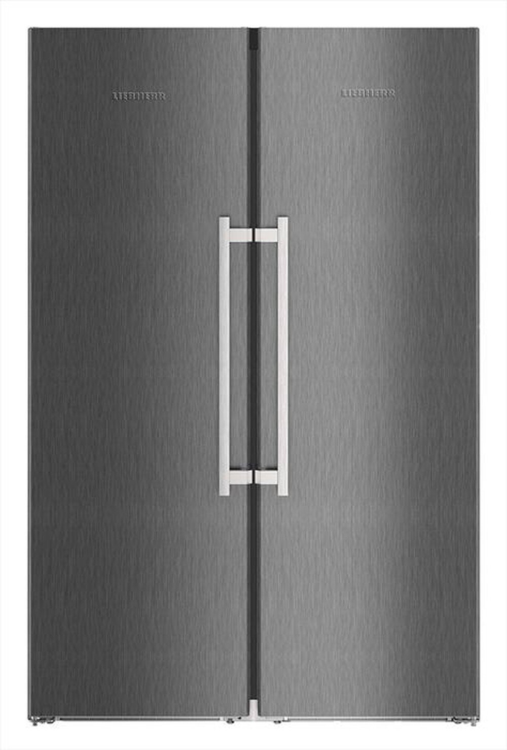 "LIEBHERR - Frigorifero side by side SBSBS 8683-21 Classe D-Acciaio nero"