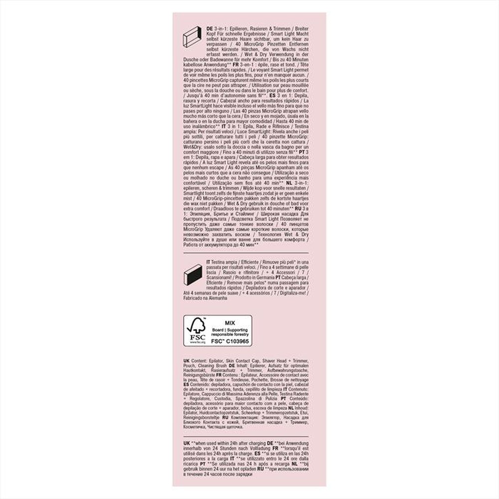 "BRAUN - Epilatore SILK-ÉPIL 7 7-041-BIANCO/ARGENTO"