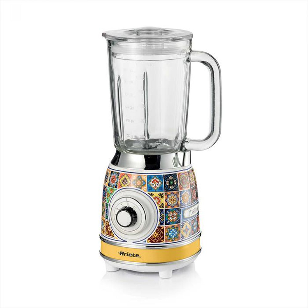 Immagine del prodotto ARIETE - 0583/0P FRULLATORE CON TAZZA IN VETRO POSITANO-Multicolore