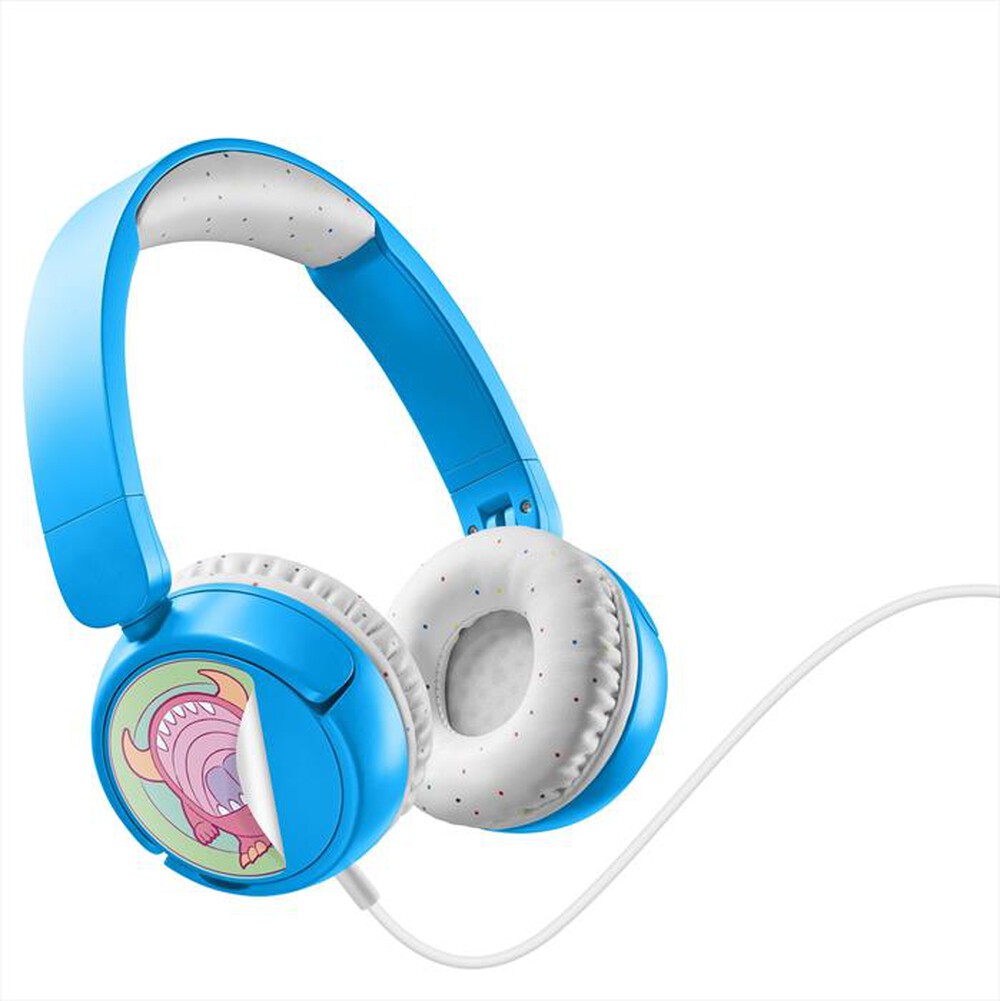 Immagine del prodotto CELLULARLINE - Play Patch Kids Cuffia a filo HEADBMSKIDSU-Azzurro