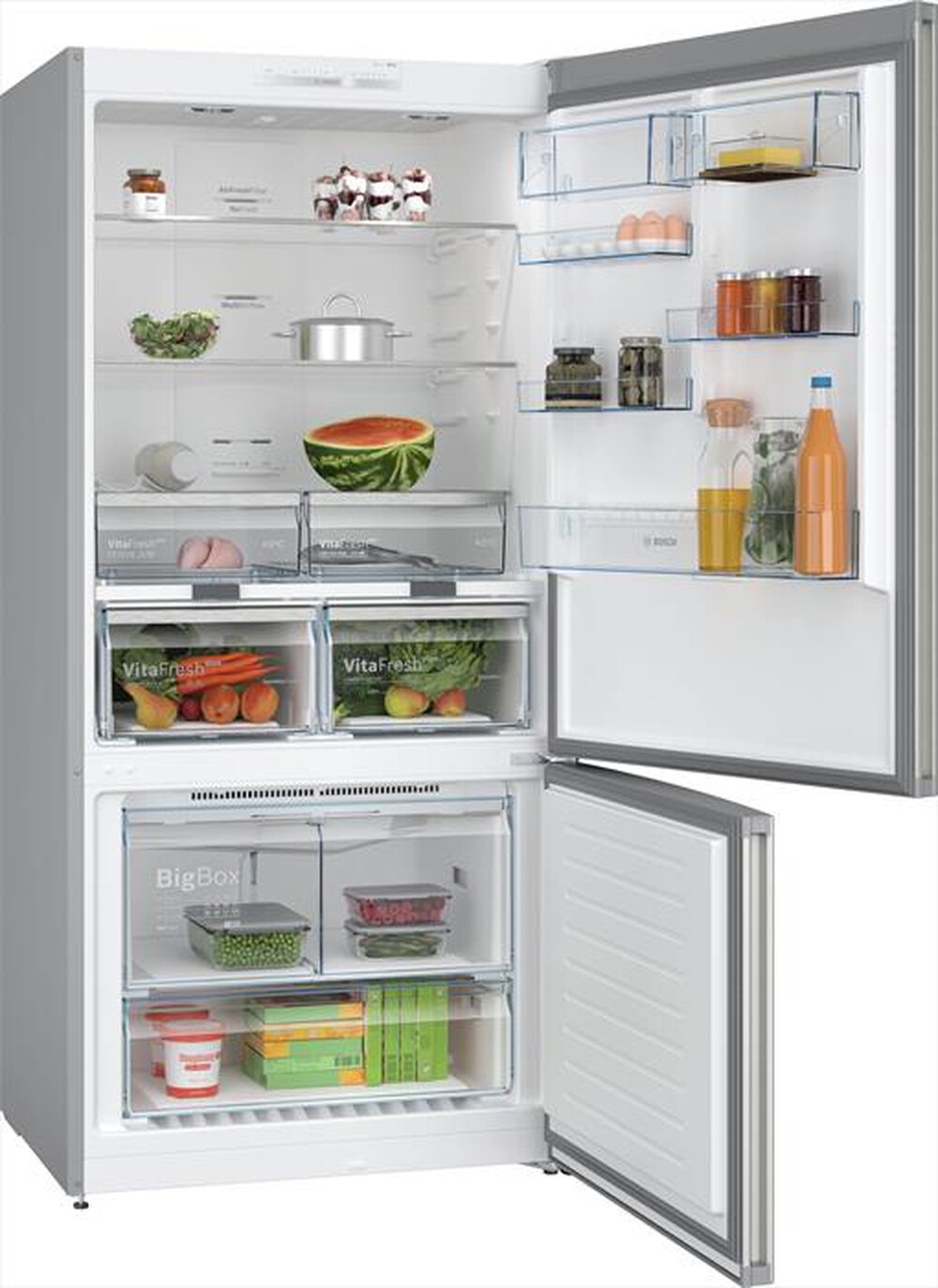 Immagine del prodotto BOSCH - Frigorifero Combinato KGN86VIEA Classe E 186x86 cm-Acciaio anti-impronta
