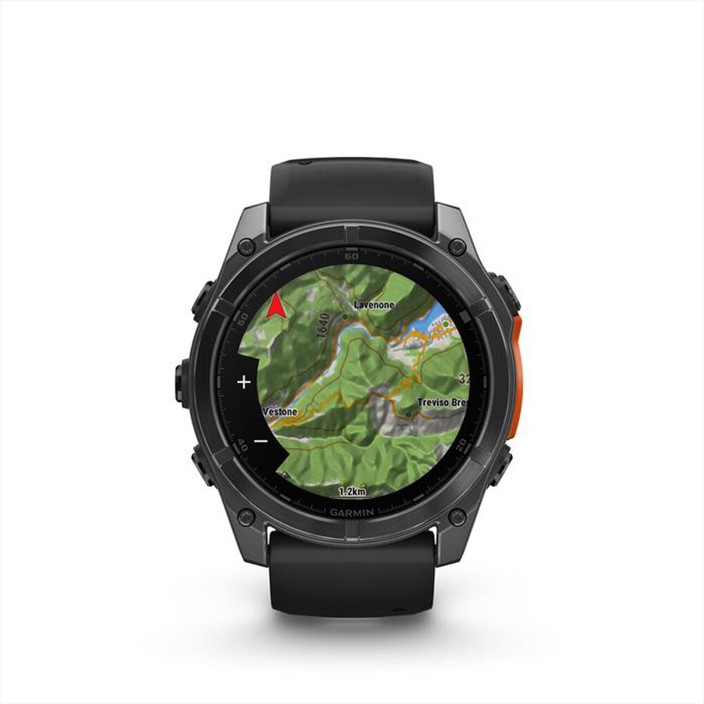 "GARMIN - Smart watch FENIX 8, 51MM-Grigio scuro / Nero"