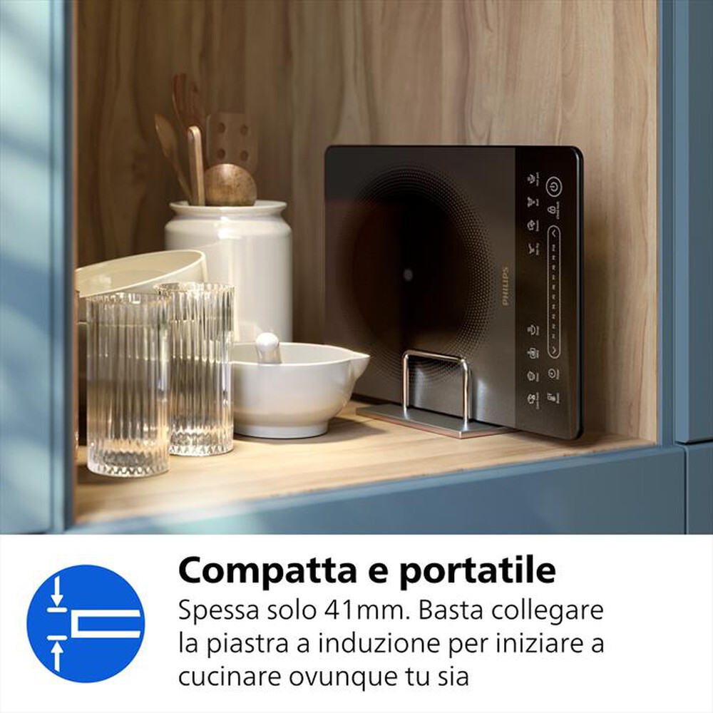 Immagine del prodotto PHILIPS - Piastra a induzione SERIE 5000 HD5850/90-Nero