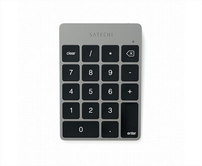 SATECHI - TASTIERINO NUMERICO WIRELESS IN ALLUMINIO-grigio