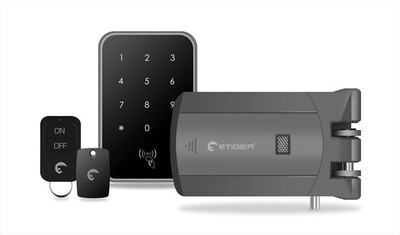 E-TIGER - KIT D1 SERRATURA SMART-Black