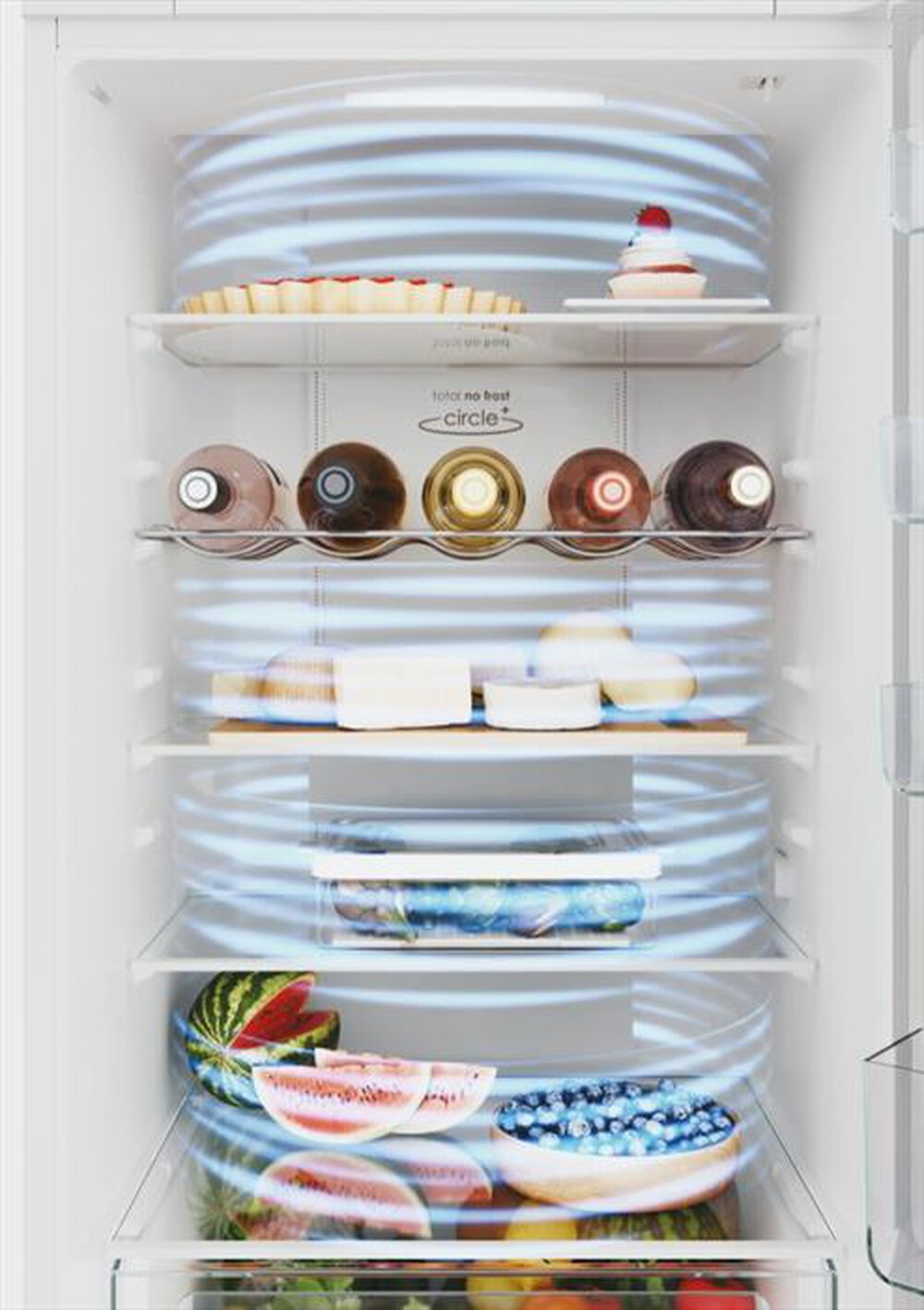 Immagine del prodotto CANDY - Frigorifero combinato CBT3518EW Classe E 248 lt-Bianco