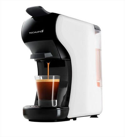 TECHLIFE - Macchina da caff&egrave; a capsule Nespresso TLCUES6517-Bianco
