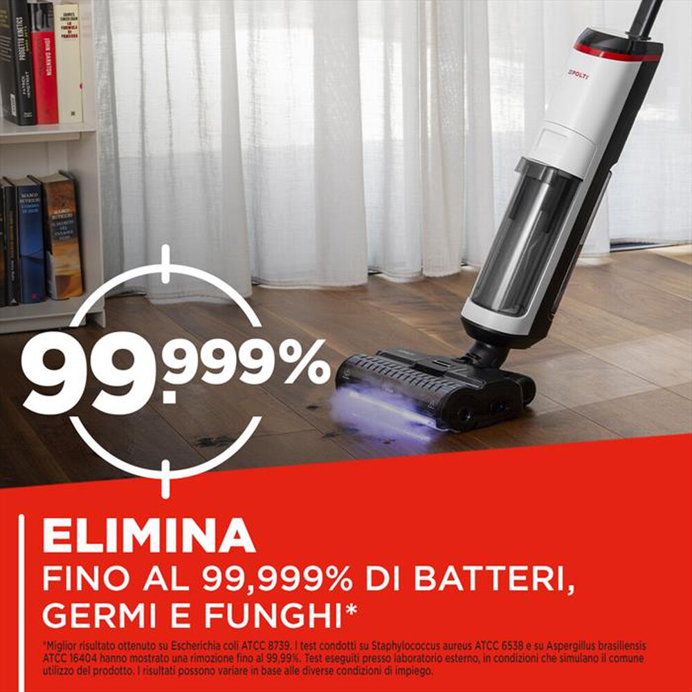 Immagine del prodotto POLTI - Lavapavimenti ROLLYSTEAM WD30C-bianco/nero