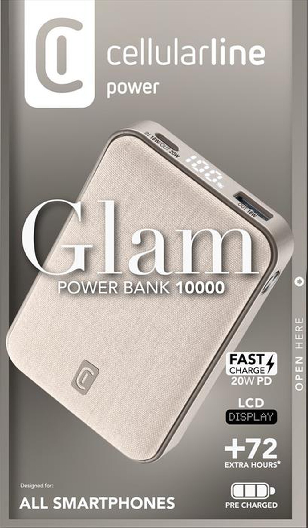 Immagine del prodotto CELLULARLINE - POWER BANK GLAM-Bianco
