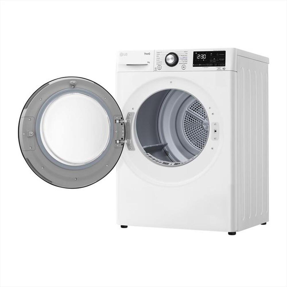 "LG - Asciugatrice RH90V9AVBN 9 Kg Classe A+++-Bianca"